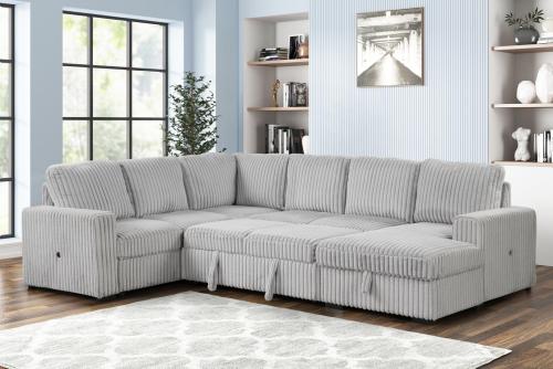 Divine - Grey - Sectional - Image 4